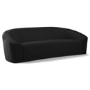  Manufacturer Color_Black -- Meridian Riley Stationary Fabric Sofa IMAGE 1