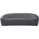  Manufacturer Color_Grey -- Riley 91" Grey Velvet Upholstered Sofa IMAGE 5