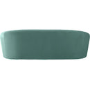  Manufacturer Color_Mint -- Riley 91" Mint Velvet Upholstered Sofa IMAGE 3