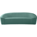  Manufacturer Color_Mint -- Riley 91" Mint Velvet Upholstered Sofa IMAGE 5