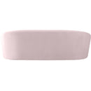  Manufacturer Color_Pink -- Riley 91" Pink Velvet Upholstered Sofa IMAGE 3