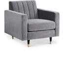  Manufacturer Color_Grey -- Meridian Lola Stationary Fabric Chair IMAGE 1