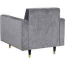  Manufacturer Color_Grey -- Meridian Lola Stationary Fabric Chair IMAGE 3