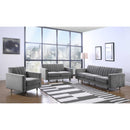  Manufacturer Color_Grey -- Meridian Lola Stationary Fabric Chair IMAGE 4