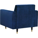  Manufacturer Color_Navy -- Lola Navy Velvet Upholstered Chair IMAGE 3