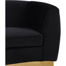  Manufacturer Color_Black -- Meridian Julian Stationary Fabric Chair IMAGE 5