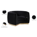  Manufacturer Color_Black -- Meridian Julian Stationary Fabric Chair IMAGE 8