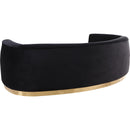  Manufacturer Color_Black -- Meridian Julian Stationary Fabric Sofa IMAGE 3