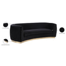  Manufacturer Color_Black -- Meridian Julian Stationary Fabric Sofa IMAGE 8