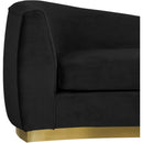  Manufacturer Color_Black -- Meridian Julian Fabric Chaise IMAGE 4