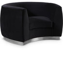  Manufacturer Color_Black -- Meridian Julian Stationary Fabric Chair IMAGE 1