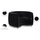  Manufacturer Color_Black -- Meridian Julian Stationary Fabric Chair IMAGE 8