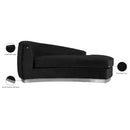  Manufacturer Color_Black -- Meridian Julian Fabric Chaise IMAGE 6