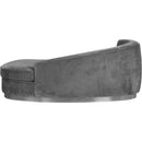  Manufacturer Color_Grey -- Julian Grey Velvet Upholstered Chaise Lounge IMAGE 3