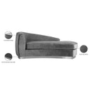  Manufacturer Color_Grey -- Julian Grey Velvet Upholstered Chaise Lounge IMAGE 6