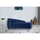  Manufacturer Color_Navy -- Julian Navy Velvet Upholstered Chaise Lounge IMAGE 2