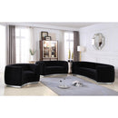  Manufacturer Color_Black -- Meridian Julian Stationary Fabric Sofa IMAGE 6