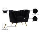  Manufacturer Color_Black -- Meridian Margo Stationary Fabric Chair IMAGE 7