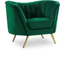  Manufacturer Color_Green -- Margo Green Velvet Upholstered Chair IMAGE 1