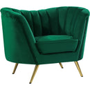 Meridian Margo Stationary Fabric Chair 622Green-C IMAGE 1