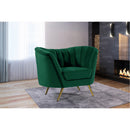  Manufacturer Color_Green -- Margo Green Velvet Upholstered Chair IMAGE 2