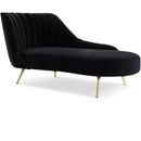  Manufacturer Color_Black -- Meridian Margo Fabric Chaise IMAGE 1