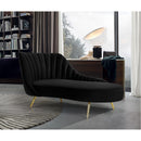  Manufacturer Color_Black -- Meridian Margo Fabric Chaise IMAGE 2