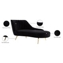  Manufacturer Color_Black -- Meridian Margo Fabric Chaise IMAGE 5