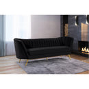  Manufacturer Color_Black -- Meridian Margo Stationary Fabric Sofa IMAGE 2