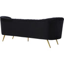  Manufacturer Color_Black -- Meridian Margo Stationary Fabric Sofa IMAGE 3