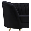  Manufacturer Color_Black -- Meridian Margo Stationary Fabric Sofa IMAGE 4