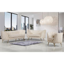  Manufacturer Color_Cream -- Margo 88" Cream Velvet Upholstered Sofa IMAGE 6
