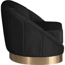  Manufacturer Color_Black -- Meridian Shelly Stationary Fabric Chair IMAGE 4