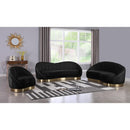  Manufacturer Color_Black -- Meridian Shelly Stationary Fabric Chair IMAGE 7