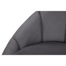  Manufacturer Color_Grey -- Shelly Grey Velvet Upholstered Chair IMAGE 6