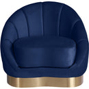  Manufacturer Color_Navy -- Shelly Navy Velvet Upholstered Chair IMAGE 5