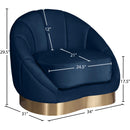  Manufacturer Color_Navy -- Shelly Navy Velvet Upholstered Chair IMAGE 8