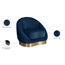  Manufacturer Color_Navy -- Shelly Navy Velvet Upholstered Chair IMAGE 9