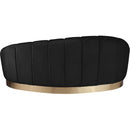  Manufacturer Color_Black -- Meridian Shelly Fabric Chaise IMAGE 3