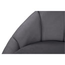  Manufacturer Color_Grey -- Shelly Grey Velvet Upholstered Chaise Lounge IMAGE 6