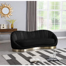  Manufacturer Color_Black -- Meridian Shelly Stationary Fabric Sofa IMAGE 2