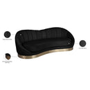  Manufacturer Color_Black -- Meridian Shelly Stationary Fabric Sofa IMAGE 9