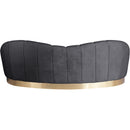  Manufacturer Color_Grey -- Shelly 91.5" Grey Velvet Upholstered Sofa IMAGE 3