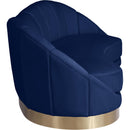  Manufacturer Color_Navy -- Shelly 91.5" Navy Velvet Upholstered Sofa IMAGE 4