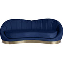  Manufacturer Color_Navy -- Shelly 91.5" Navy Velvet Upholstered Sofa IMAGE 5