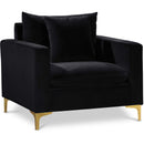  Manufacturer Color_Black -- Meridian Naomi Stationary Fabric Chair IMAGE 1