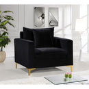  Manufacturer Color_Black -- Meridian Naomi Stationary Fabric Chair IMAGE 3