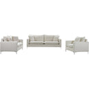 Meridian Naomi Cream Velvet Chair IMAGE 10