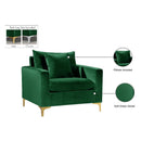  Manufacturer Color_Green -- Naomi Green Velvet Upholstered Chair IMAGE 8