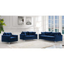  Manufacturer Color_Navy -- Naomi Navy Velvet Upholstered Chair IMAGE 6